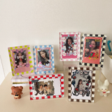 KPOP acrylic magnetic photocard photo frame stand