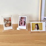 KPOP Acrylic Clear Transparent Magnetic Photocard Display Frame featured