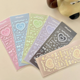 Heart Chain Kpop Polco Deco Sticker