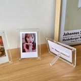 KPOP Acrylic Clear Transparent Magnetic Photocard Display Frame featured