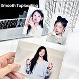 A5 Standard Binder Pages 2 Photocard 3 inch +1 Postcard 5 inch 100 micron 100 Micron Thick | High Definition (Pack of 10)