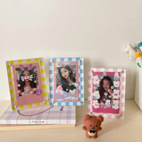 KPOP acrylic magnetic photocard photo frame stand