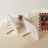 KPOP acrylic magnetic photocard photo frame stand