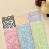 Heart Chain Kpop Polco Deco Sticker