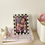 KPOP acrylic magnetic photocard photo frame stand