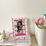 KPOP acrylic magnetic photocard photo frame stand