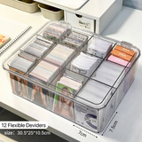 Large 8/12 deviders Kpop Photocard Storage Case