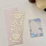 Heart Chain Kpop Polco Deco Sticker