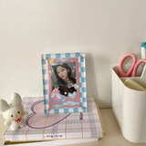 KPOP acrylic magnetic photocard photo frame stand
