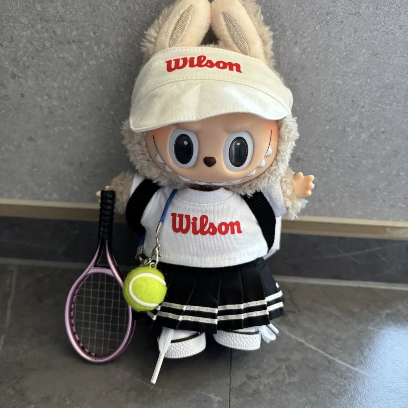 labubu clothes tennis skirt set