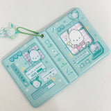 Cute Sarino Heart Photocard Collect Book with Pendant ID Badge Kuromi Melody Cinnamoroll Hello Kitty Pompompurin