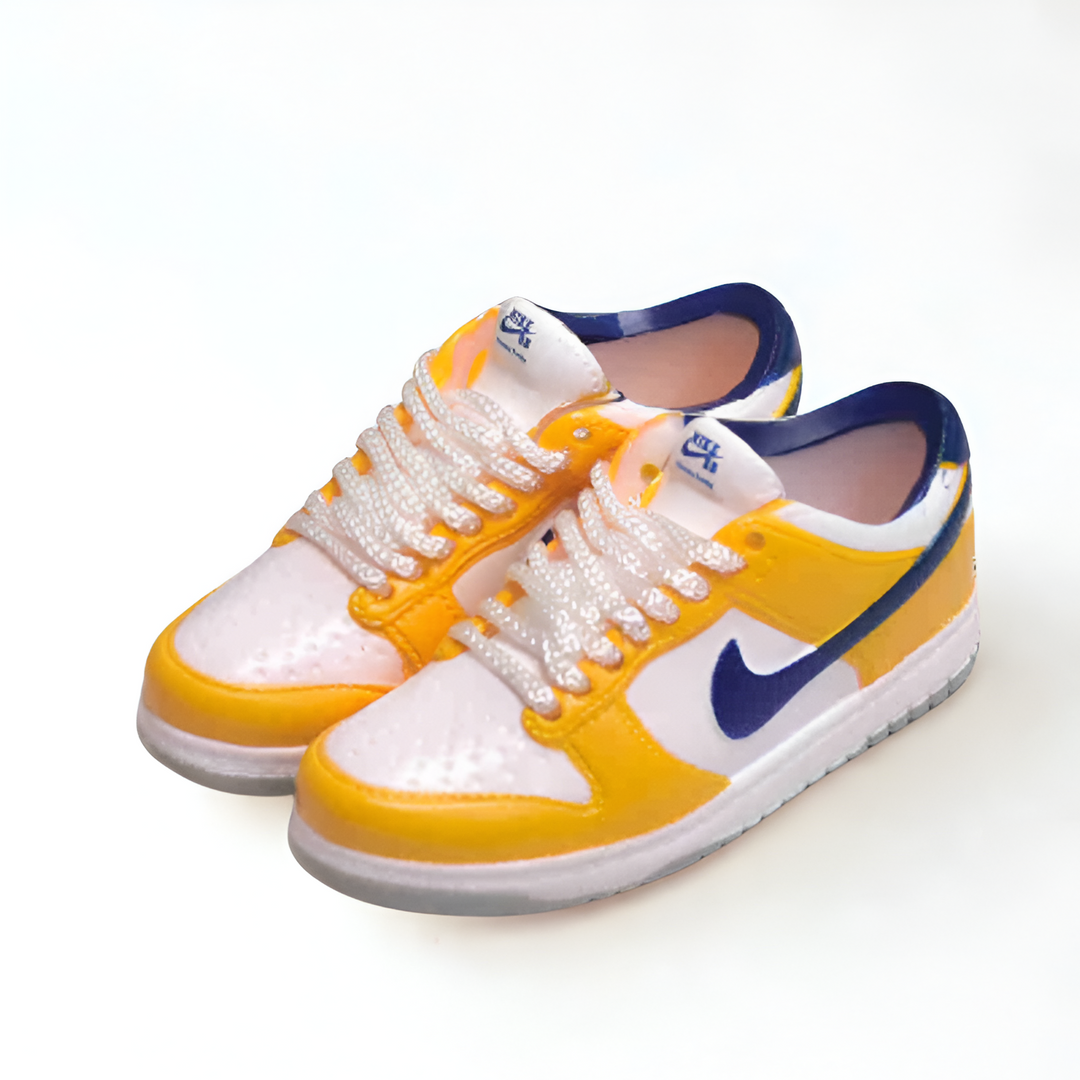 Jordan 1 Lakers Low Dunk Sneakers for Labubu