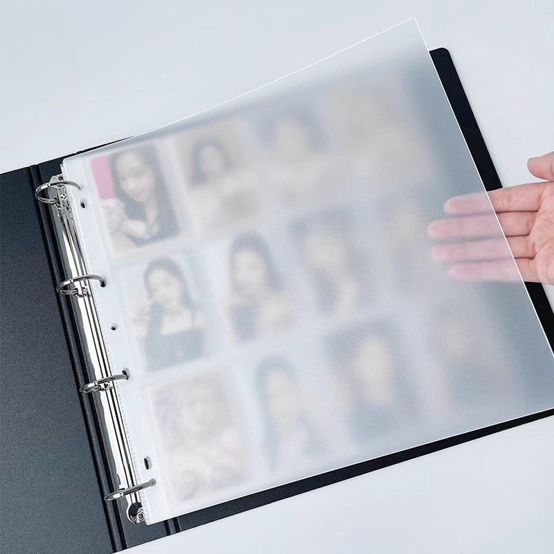 Kpop Photocard Bidner Big Binder 12 Pocket with cover sheets