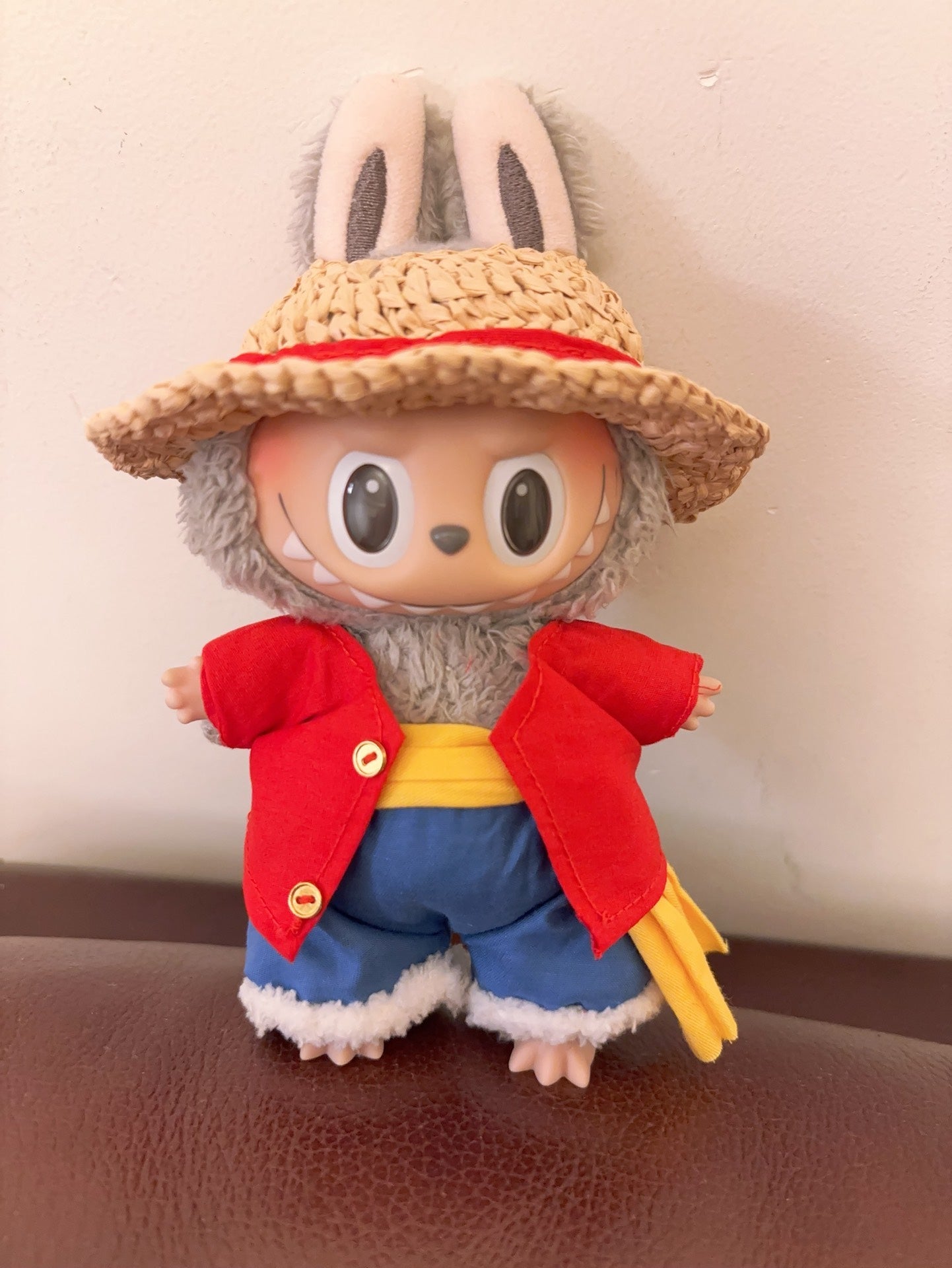 Labubu Luffy Clothes One Piece Costume Outfit Set