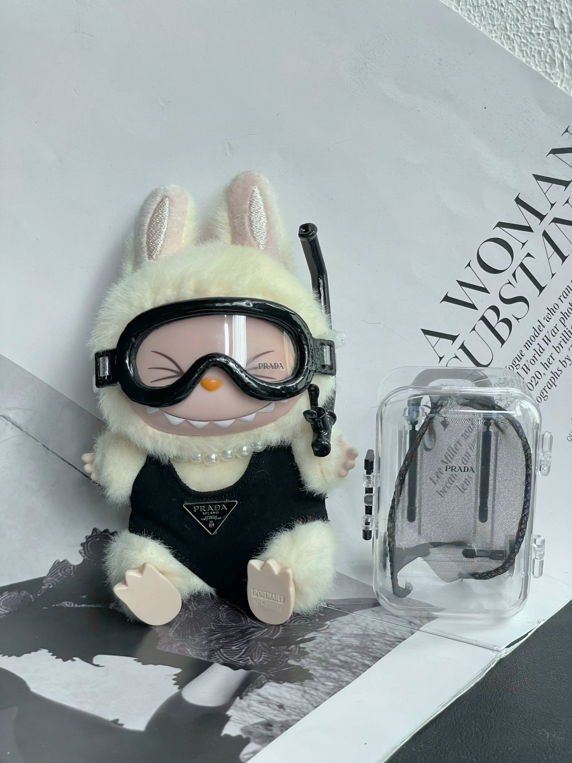 labubu swimsuit prada clothes