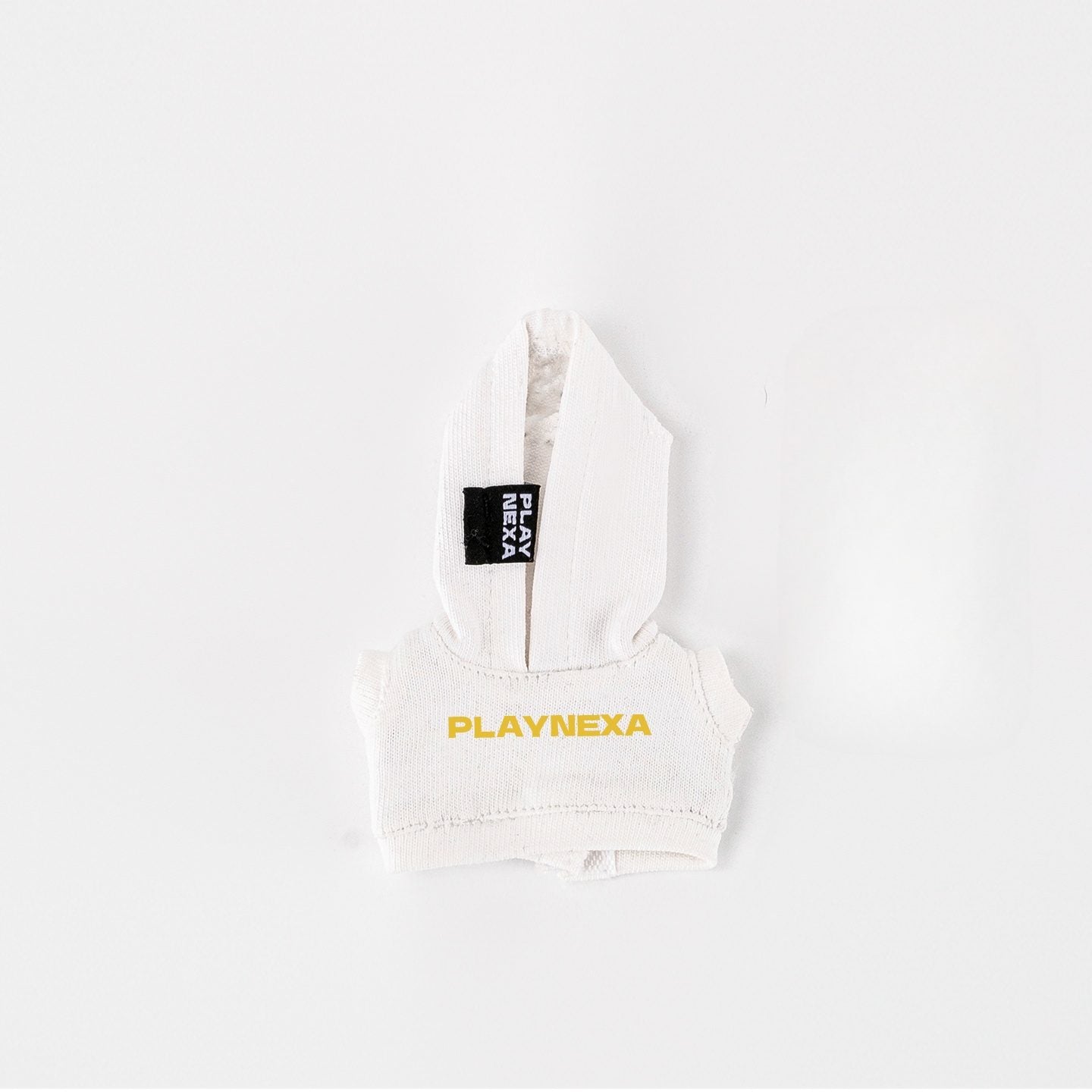 mini labubu 4.0 clothing hoodie white