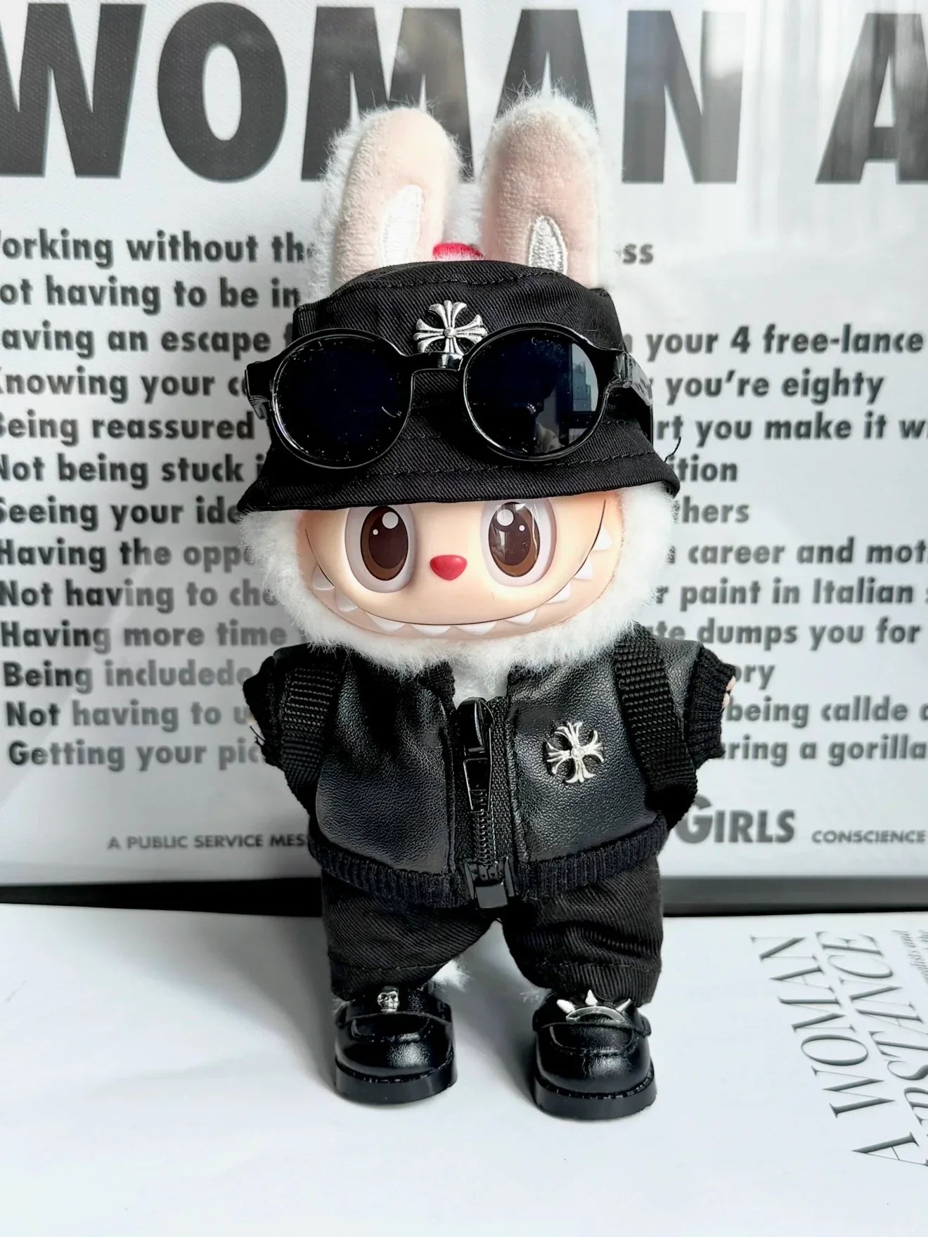 chrome hearts labubu clothes