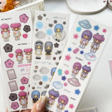 Korean Polco Cute Girl Mini Sticker