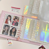 A5 Standard 6 Ring Kpop Photocard Holographic Matt Compact Refill Pages