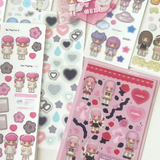 Korean Polco Cute Girl Mini Sticker