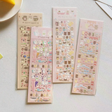 Cute Sticker KPop Polco Holographic  Sticker Glitter Teddy Bunny