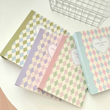 Retro Diamond Hard Cover Kpop Photocard Binder 6 Ring Planner featured