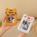 Kpop Photocard Holder Teddy Bear Cat Tiger Rabbit ID Badge