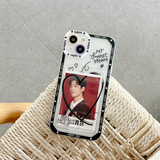 Jelly Kpop Photocard Phone Case Black Violet Blue