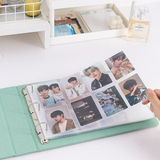 A5 Extra Wide 8 Pocket Photocard Sleeves 3 Ring Binder Refill Pages for Stary Kids