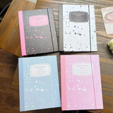 A5 Composition Binder Hardcover Kpop Photocard Binder 6 Ring Planner