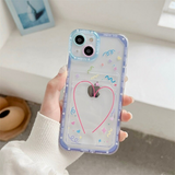 Jelly Kpop Photocard Phone Case Black Violet Blue