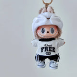 Labubu Helmet Clothes Outfit Set