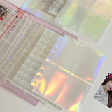 A5 Standard 6 Ring Kpop Photocard Holographic Matt Compact Refill Pages