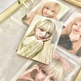 A5 Kpop Photocard Binder Zipper bag 3 inch refill pages 4 pocket