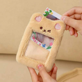 Kpop Photocard Holder Teddy Bear Cat Tiger Rabbit ID Badge