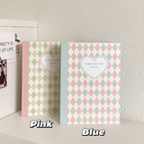 Retro Diamond Hard Cover Kpop Photocard Binder 6 Ring Planner featured