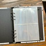 A5 Composition Binder Hardcover Kpop Photocard Binder 6 Ring Planner