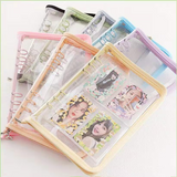 A5 Kpop Photocard Binder Zipper bag 3 inch refill pages 4 pocket
