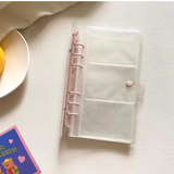 25 Pages Kpop A6 3 Pocket Glitter Transparent Photocard Binder