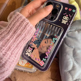 Cute  Sanrio Photocard 3 inch Phone Case Kuromi My Melody