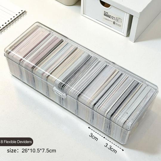 Large 8/12 deviders Kpop Photocard Storage Case