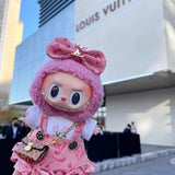 Labubu LV Louis Vuitton Clothes Designer Outfit Set with LV Bag and Shoes