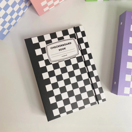 A5 Composition Checkerboard Photocard Binder