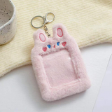 Kpop Photocard Holder Teddy Bear Cat Tiger Rabbit ID Badge
