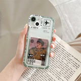 Kpop Bording Pass Flight Ticket Phone Case