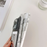 Kpop Black White Phone Case iPhone 16 Pro Max