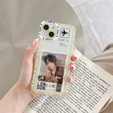 Kpop Bording Pass Flight Ticket Phone Case