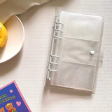 25 Pages Kpop A6 3 Pocket Glitter Transparent Photocard Binder