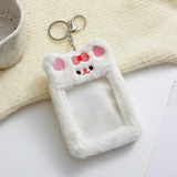 Kpop Photocard Holder Teddy Bear Cat Tiger Rabbit ID Badge