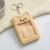 Kpop Photocard Holder Teddy Bear Cat Tiger Rabbit ID Badge